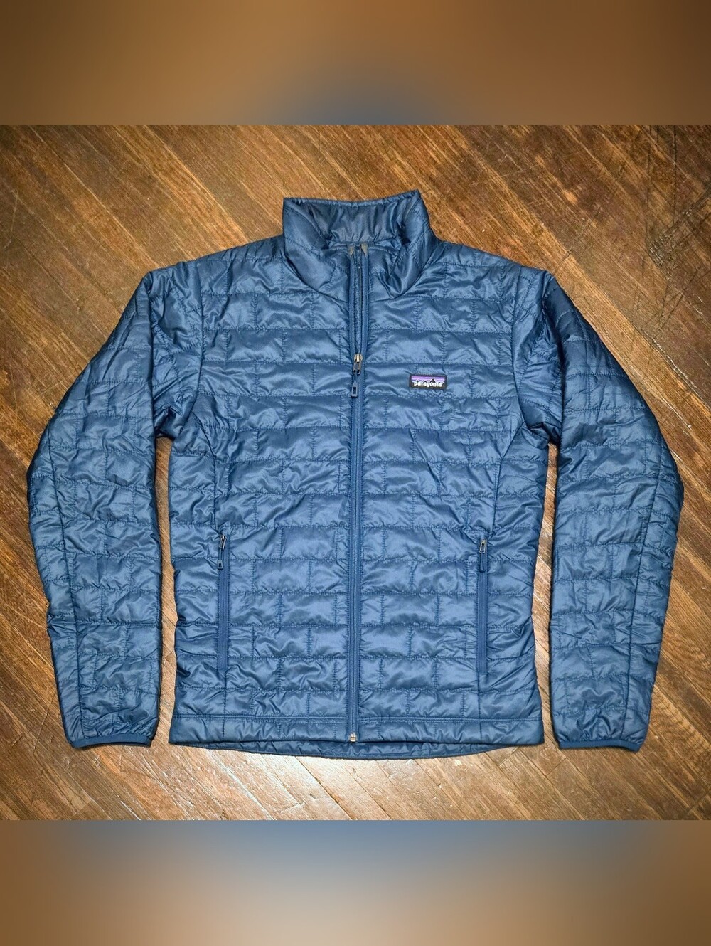 NEW $229 Patagonia Men's Small Nano Puff Insulated Jacket Primaloft Puffer, Blue